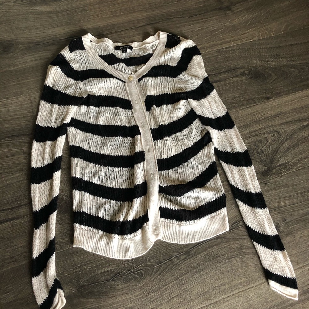 Striped Express Cardigan - Picture 2 of 5